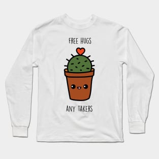 Free hugs any takers Long Sleeve T-Shirt